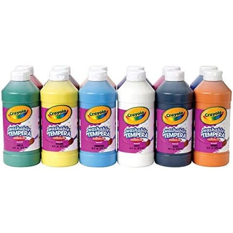 Tempera Paint (16 oz Assorted Set) Arts & Crafts Crayola