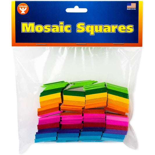 Foam Squares - 100 4"x4" Assorted colors HyGloss