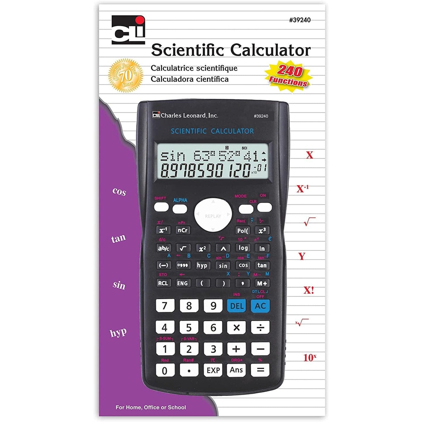 Calculator Arts & Crafts Charles Leonard