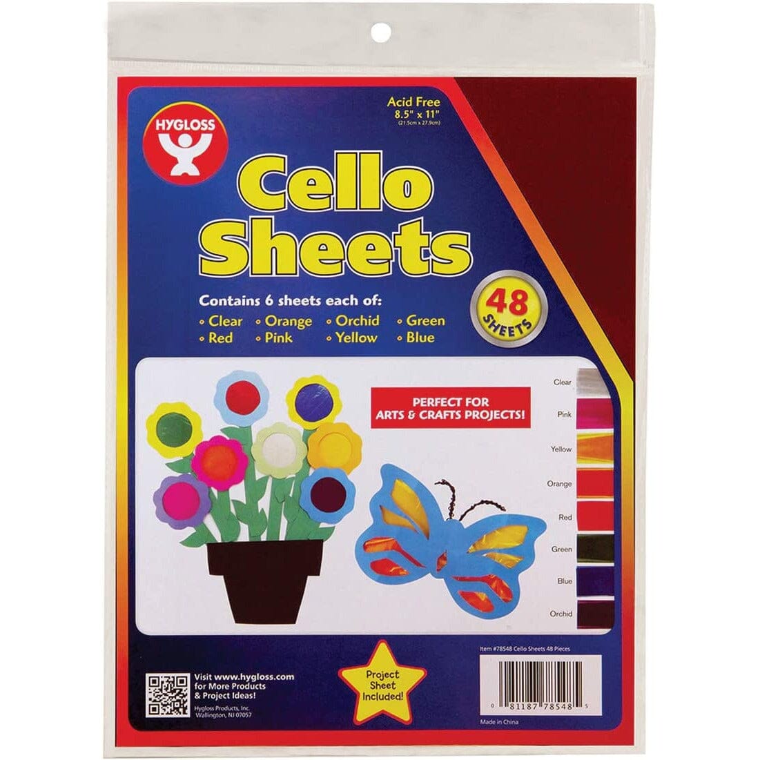 Cello Sheets -12"x12" HyGloss