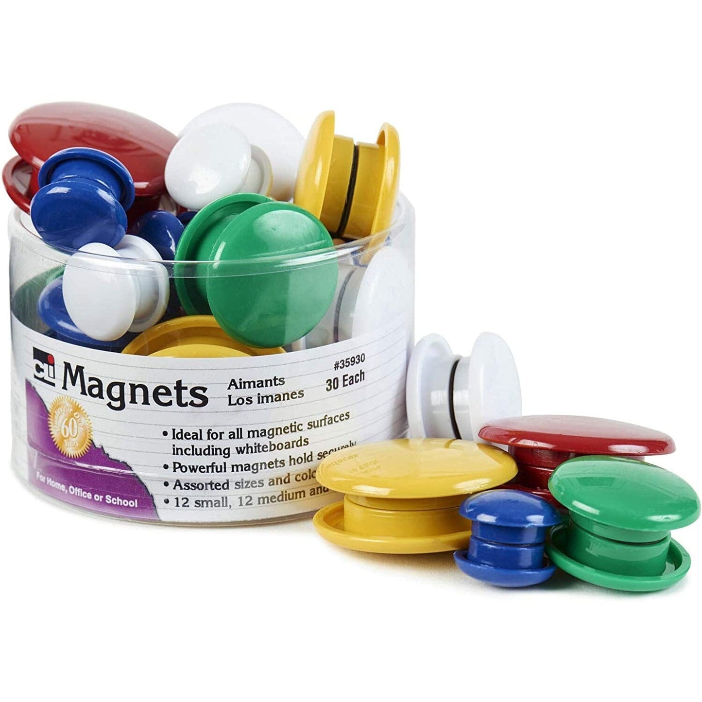 Magnets (Round) Arts & Crafts Charles Leonard