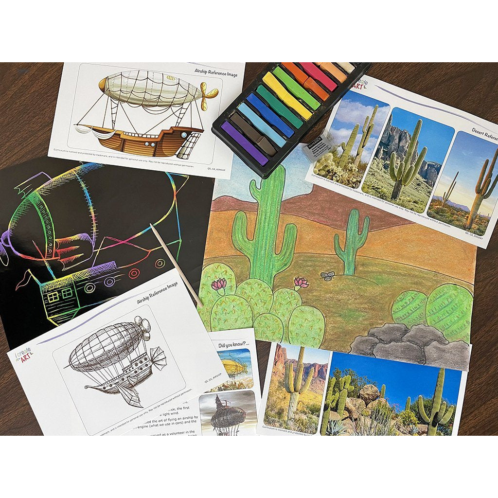 Creative Artist Series: Airship & Desert Art Box I Create Art