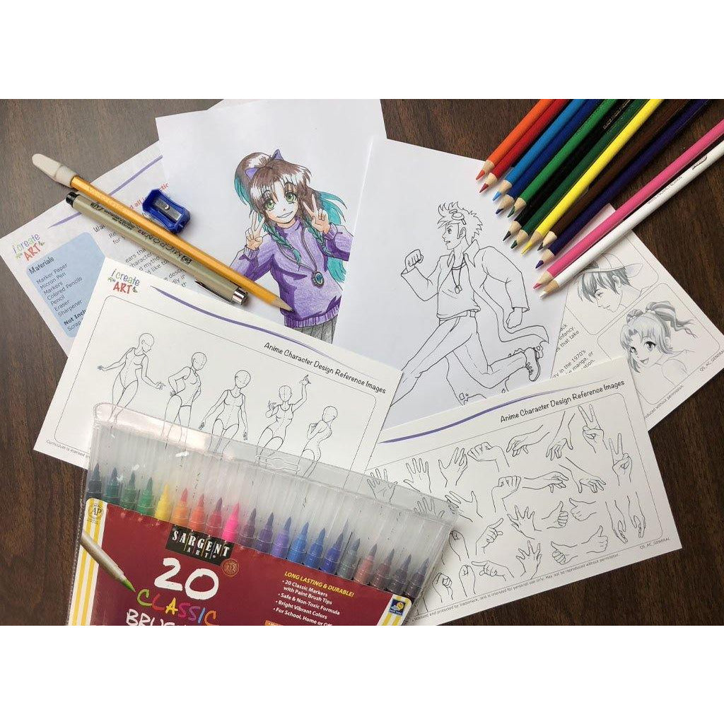Anime Poses Drawing