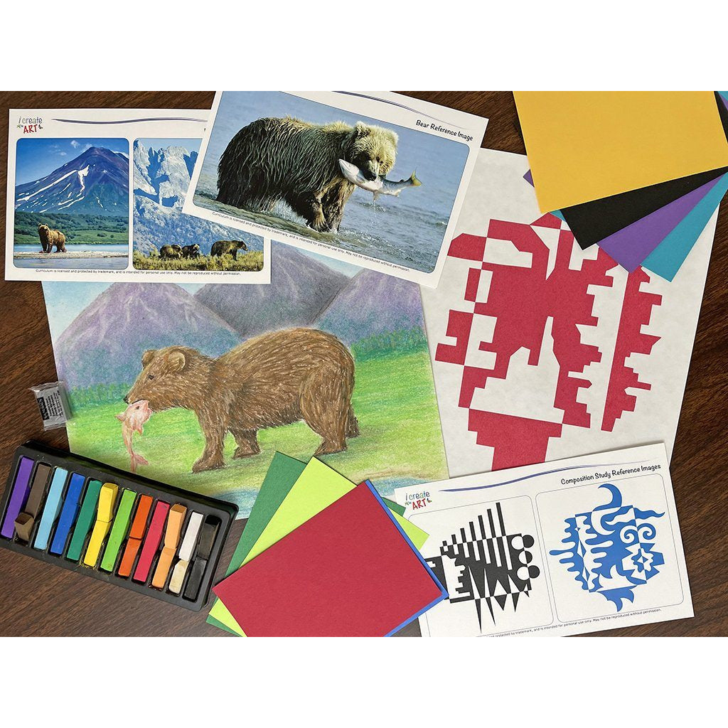 Creative Artist Series: Bear & Composition Study Art Box I Create Art