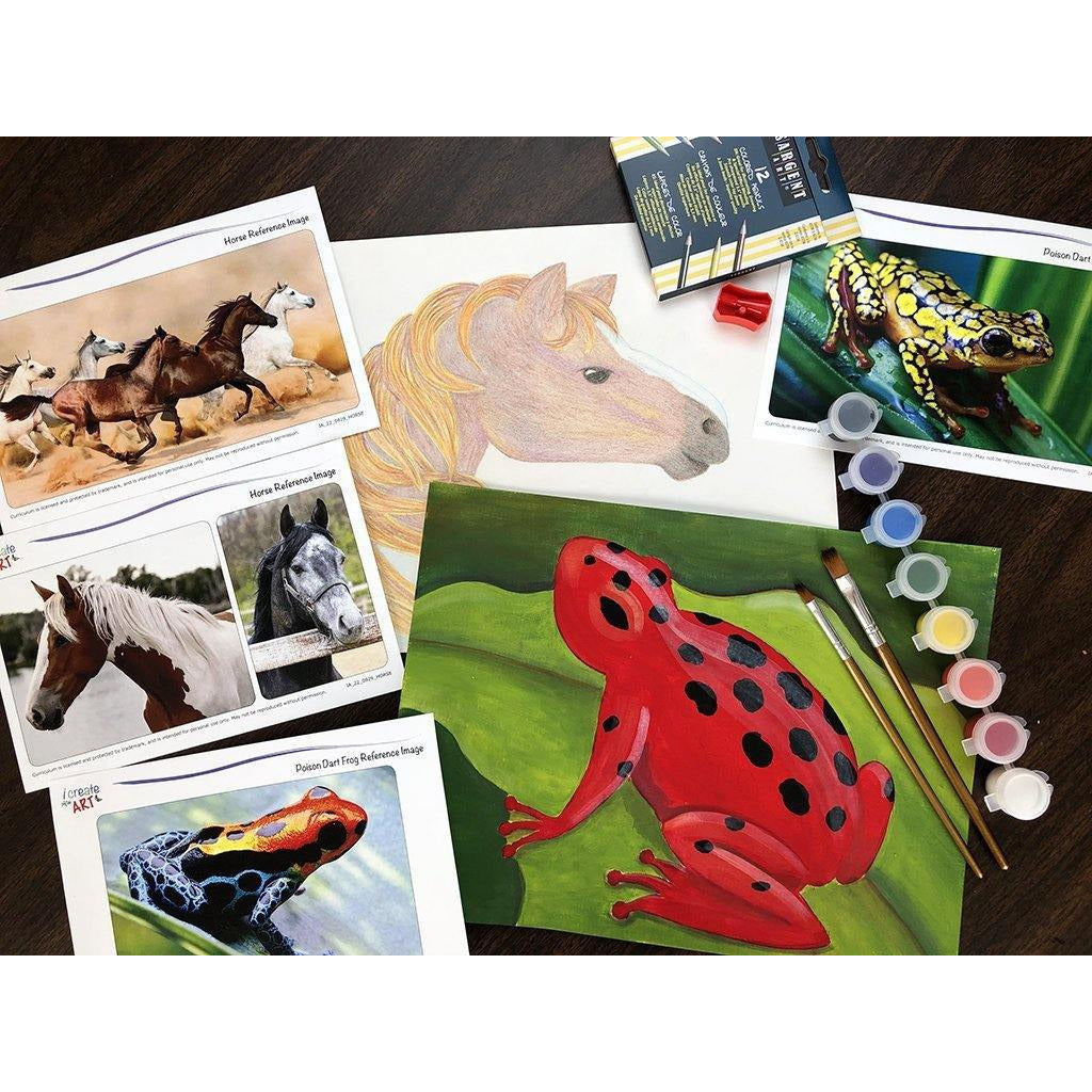 Creative Artist Series: Horse & Frog Art Box I Create Art