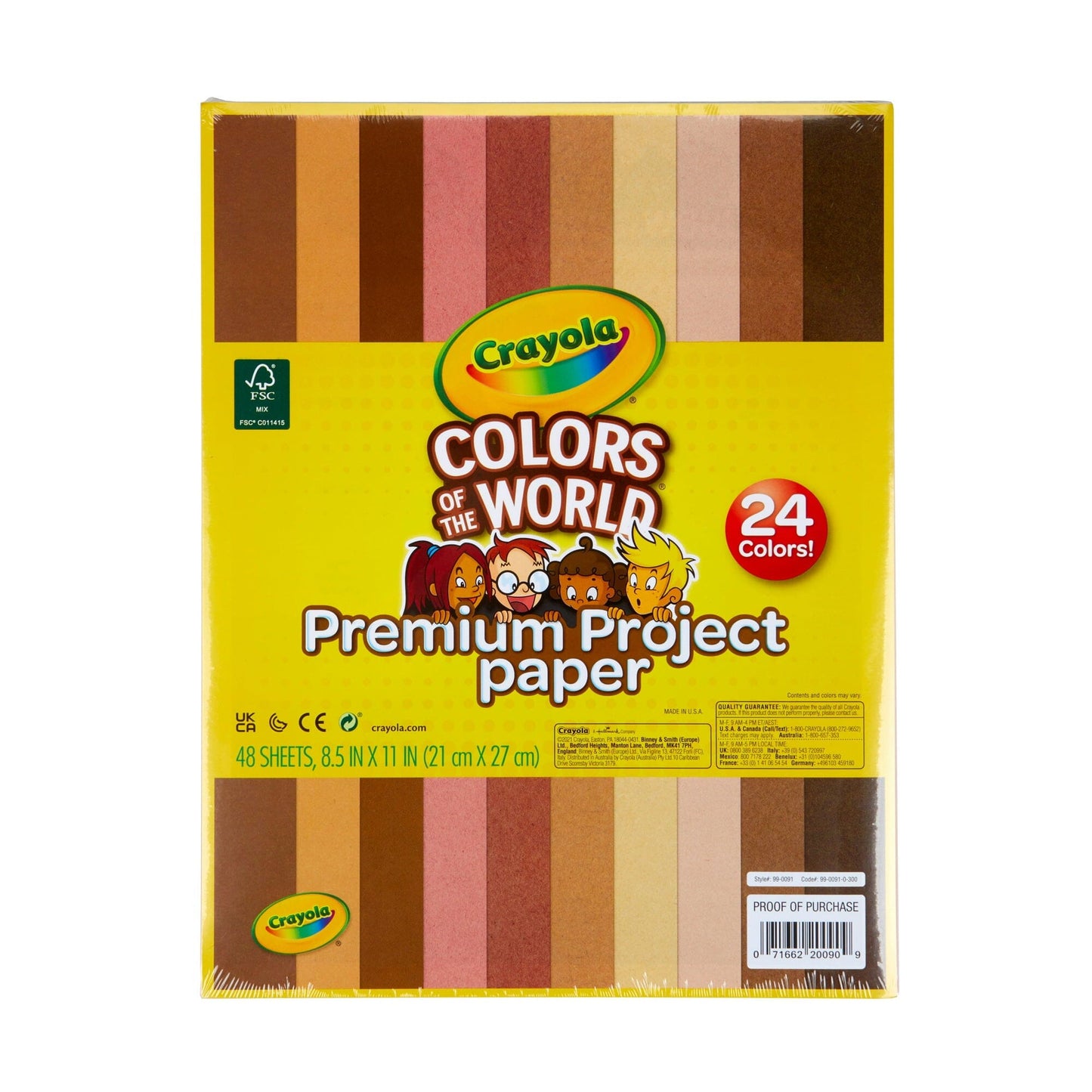 Colors of the World Project Paper Arts & Crafts Crayola