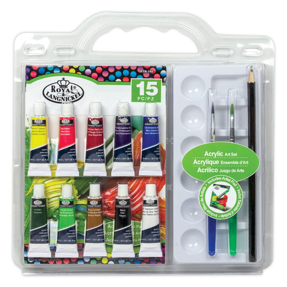 Acrylic Paint Set Drawing & Painting Kits Royal Brush 