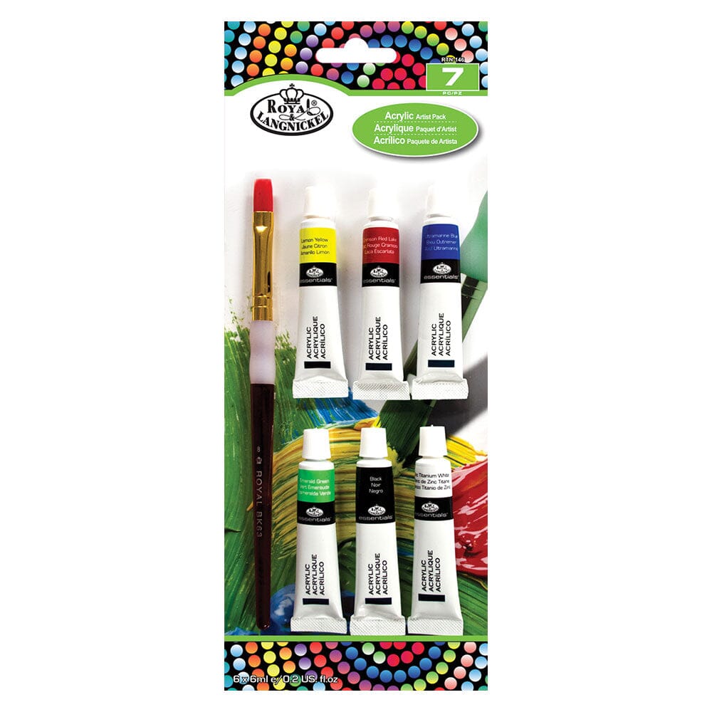 Acrylic Paints (Tube with Brush) Drawing & Painting Kits I Create Art 