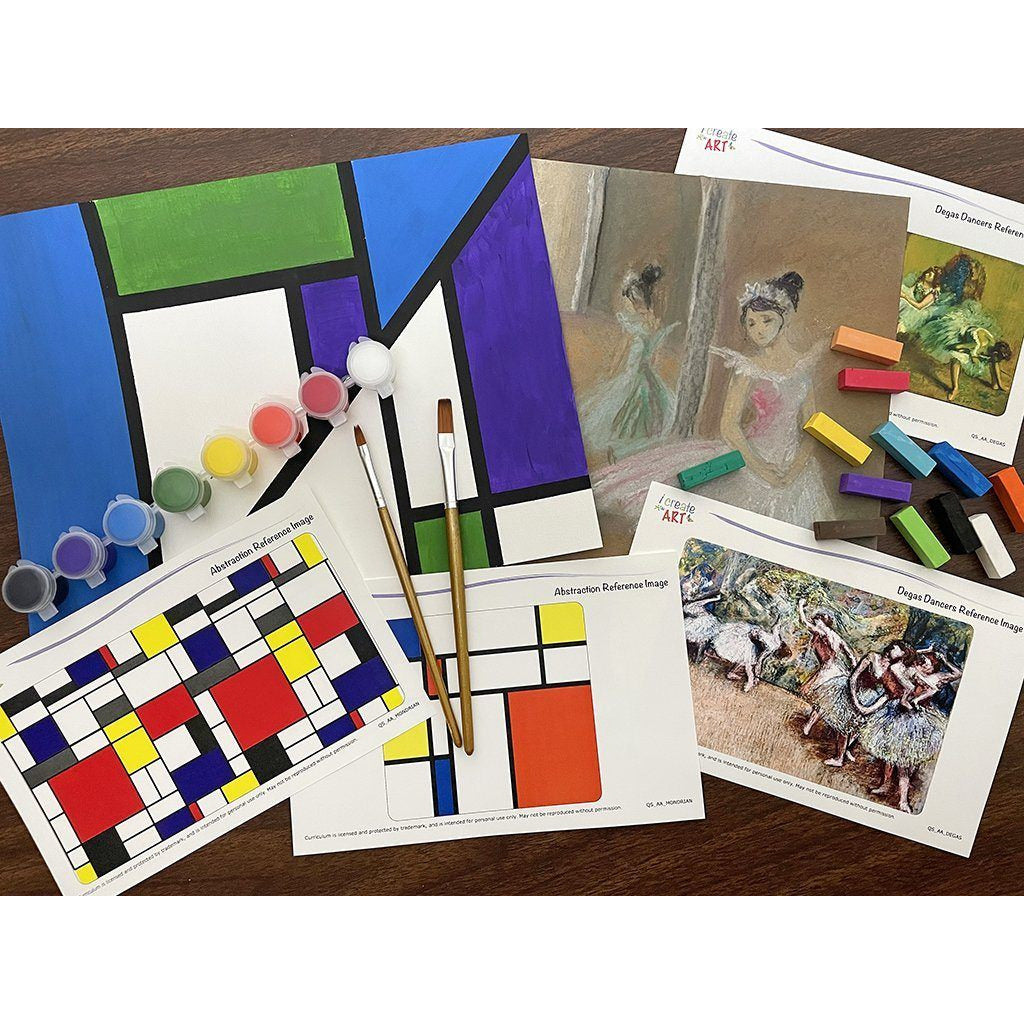 AA: Abstract & Degas Dancers I Create Art