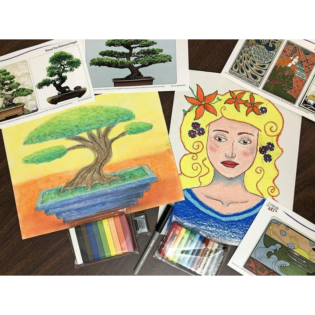 CA: Art Nouveau & Bonsai Tree I Create Art