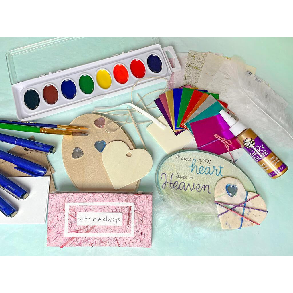 Mind & Soul: Remembrance Art Box Drawing & Painting Kits I Create Art 