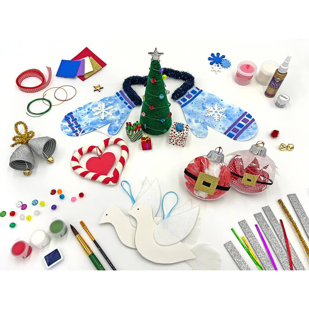 Christmas Activity Kit - Mommy & Me Art Crafts Box Arts & Crafts I Create Art 