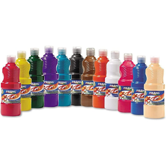 Tempera Paint Set (16oz Assorted Colors) Drawing & Painting Kits Prang