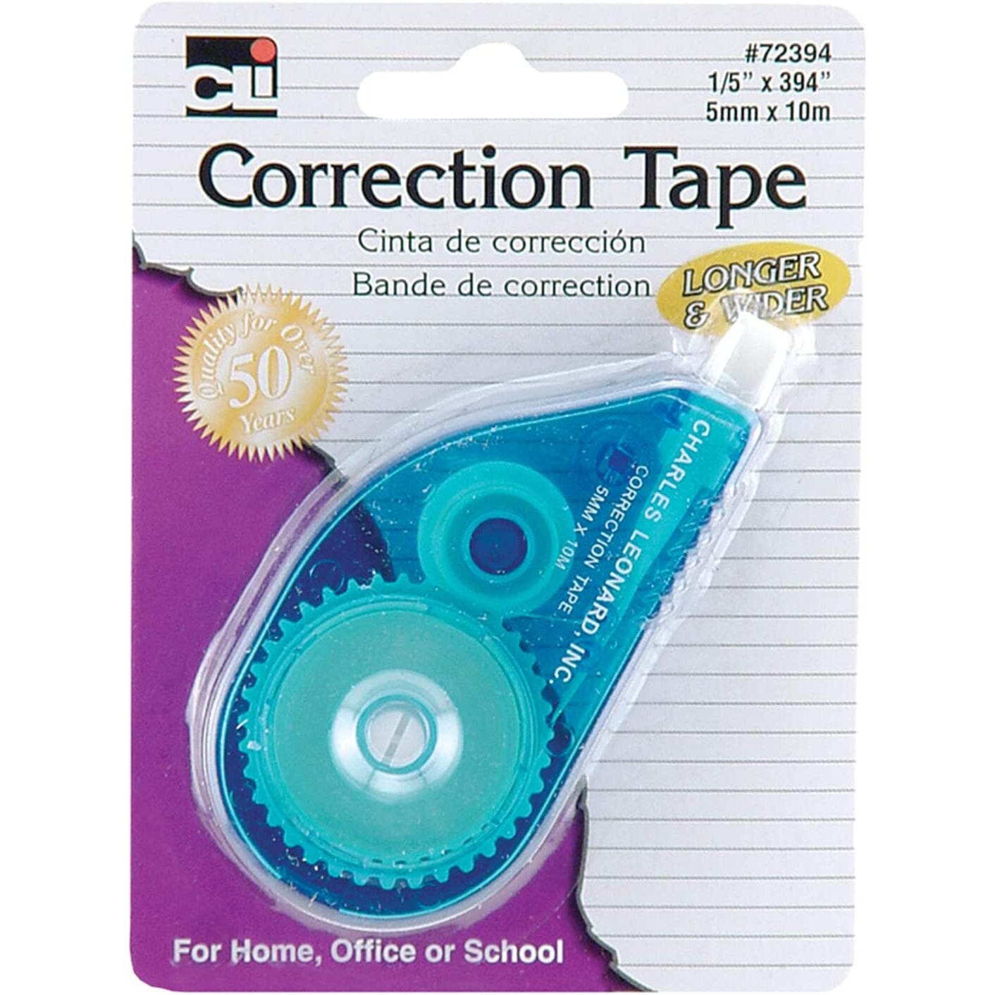 Correction Tape Arts & Crafts Charles Leonard 