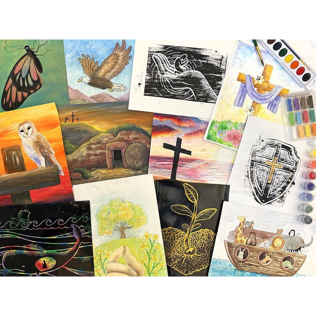 Christian Art Box: Bundle A Drawing & Painting Kits I Create Art 