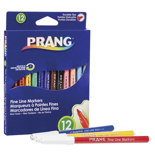 Marker (Fine Tip) Drawing & Painting Kits Prang 12 Pack