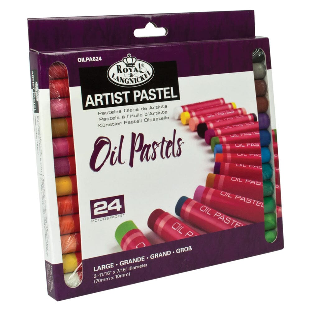 OIL PASTELS (LARGE) Drawing & Painting Kits Royal Brush 